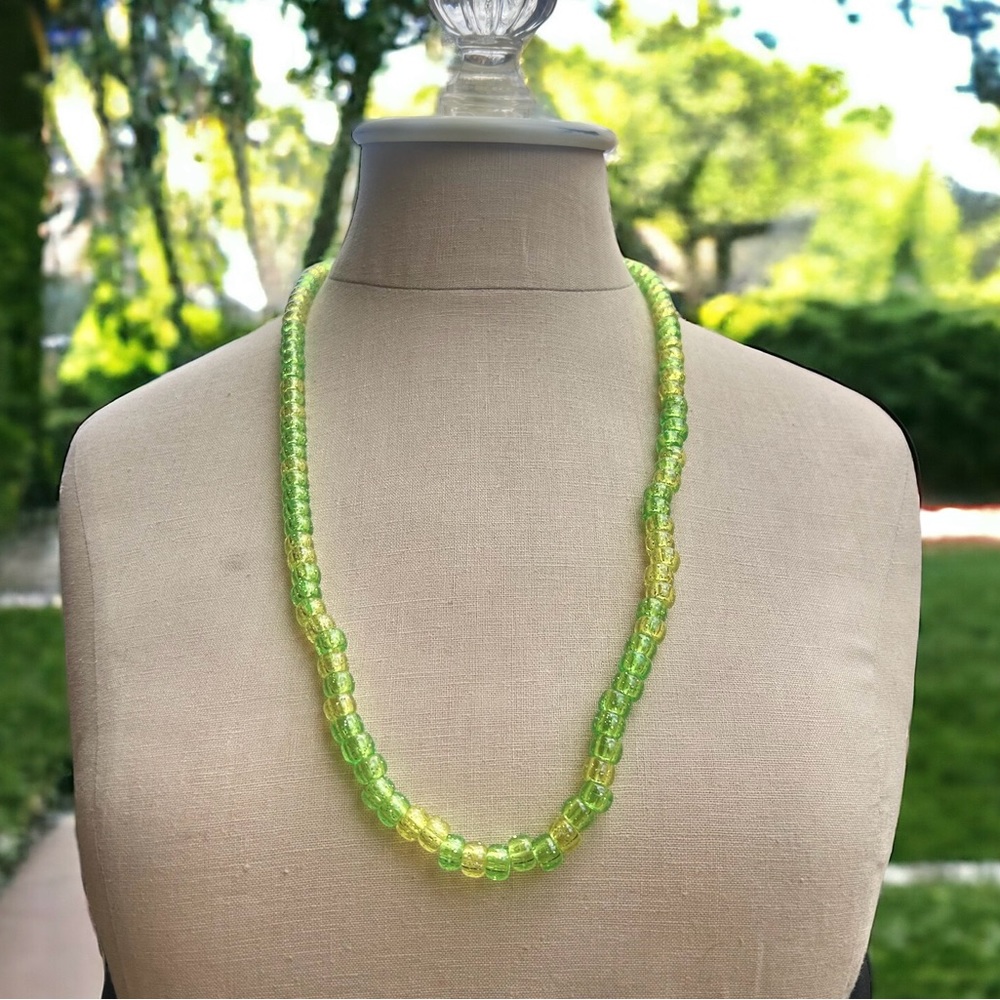Bright beaded necklace